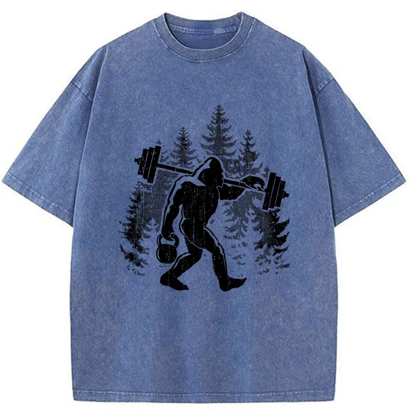 Tokyo-Tiger Bigfoot Workout Washed T-Shirt
