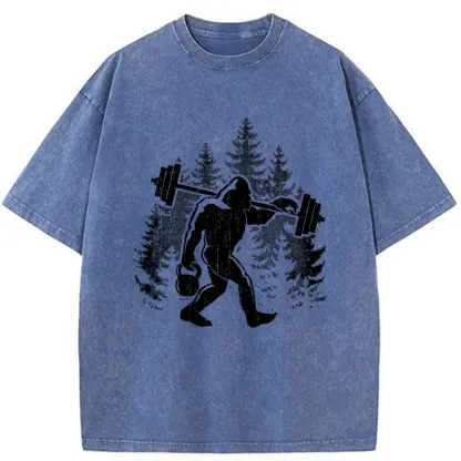 Tokyo-Tiger Bigfoot Workout Washed T-Shirt