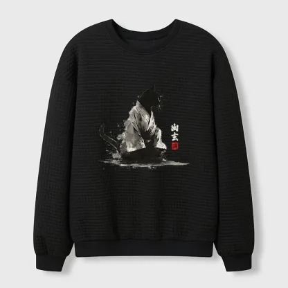 Tokyo-Tiger Depths Of Stillness Waffle Sweatshirt