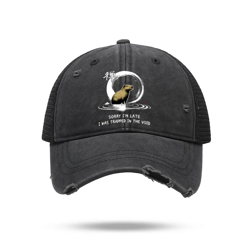 Tokyo-Tiger Zen Capybara Was Trapped In The Void Trucker Cap