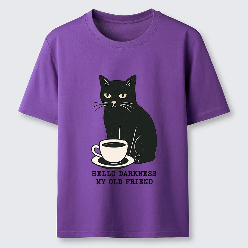 Tokyo-Tiger Black Cat Drinking Coffee Classic T-Shirt