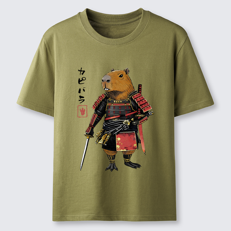 Tokyo-Tiger Capybara Samurai Wearing Armor Classic T-Shirt