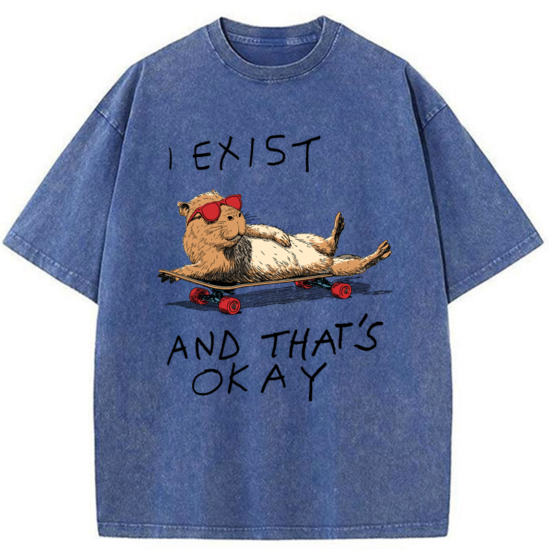 Tokyo-Tiger Existentially Chill Washed T-Shirt