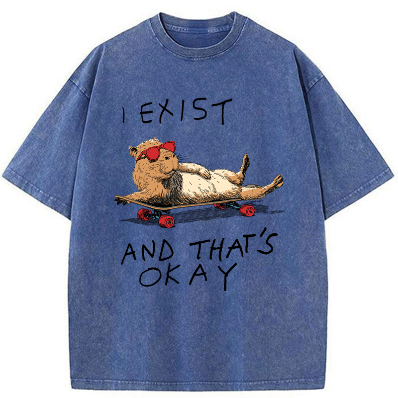 Tokyo-Tiger Existentially Chill Washed T-Shirt