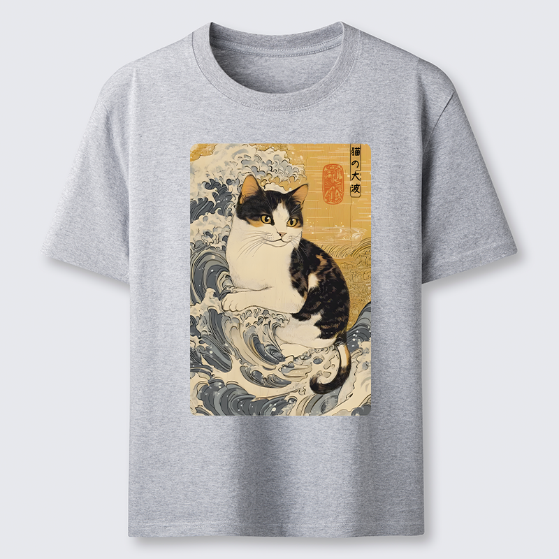 Tokyo-Tiger Surfing Cat Classic T-Shirt