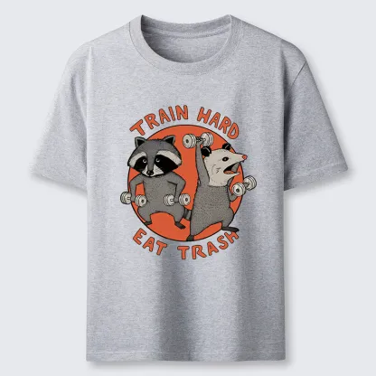 Tokyo-Tiger Raccoons And Opossums Are Working Out Classic T-Shirt