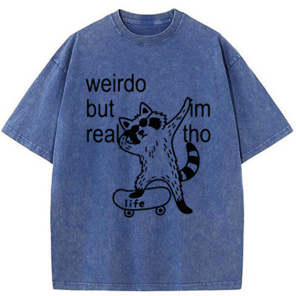 Tokyo-Tiger Weirdo But Real Washed T-Shirt
