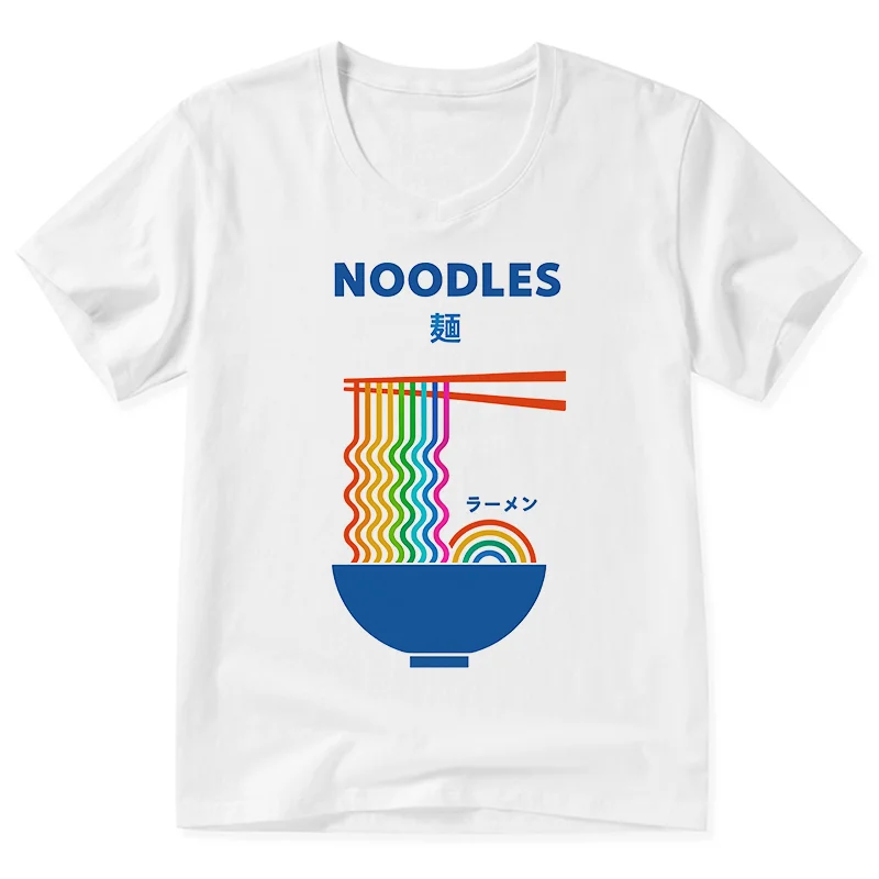 Tokyo-Tiger Rainbow Ramen V-Neck Classic T-Shirt