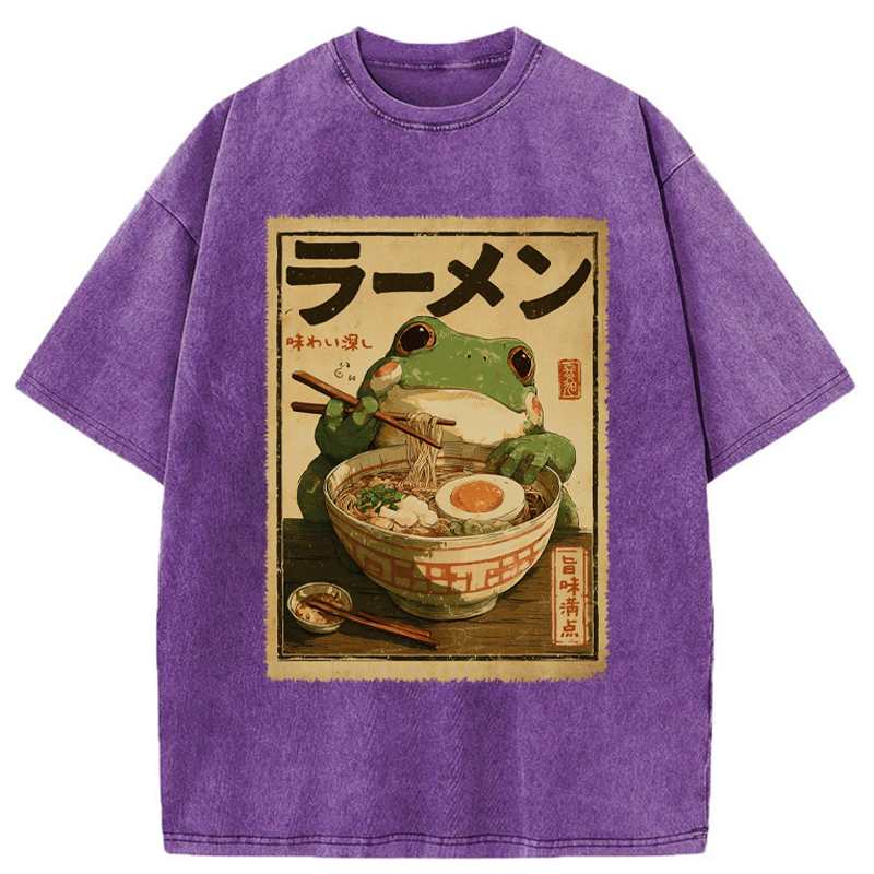 Tokyo-Tiger Ramen Bliss Washed T-Shirt
