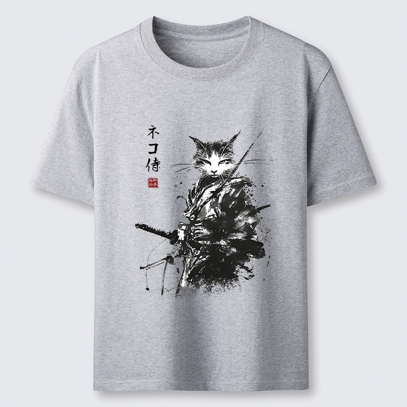 Tokyo-Tiger Inkblade Samurai Cat Classic T-Shirt