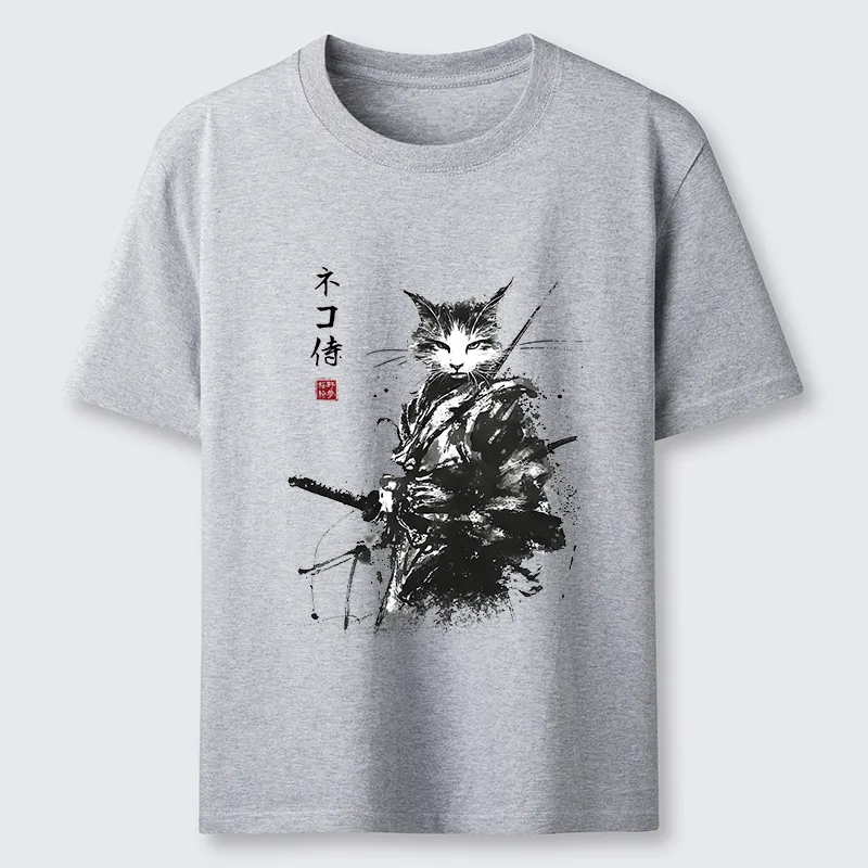 Tokyo-Tiger Inkblade Samurai Cat Classic T-Shirt