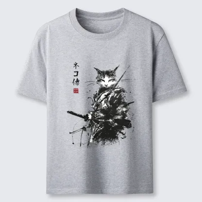 Tokyo-Tiger Inkblade Samurai Cat Classic T-Shirt