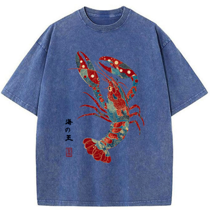 Tokyo-Tiger King Of The Sea Washed T-Shirt