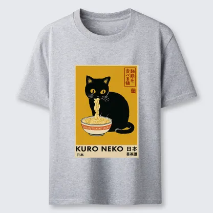 Tokyo-Tiger Kuro Neko Ramen Classic T-Shirt