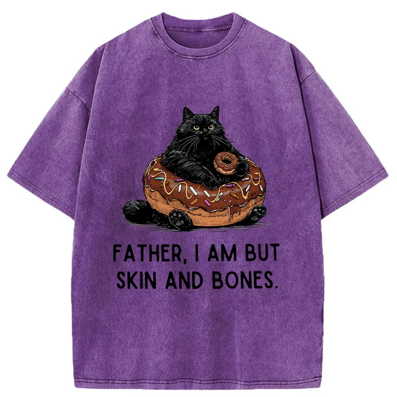 Tokyo-Tiger Fat Cat Is Begging For Food Washed T-Shirt