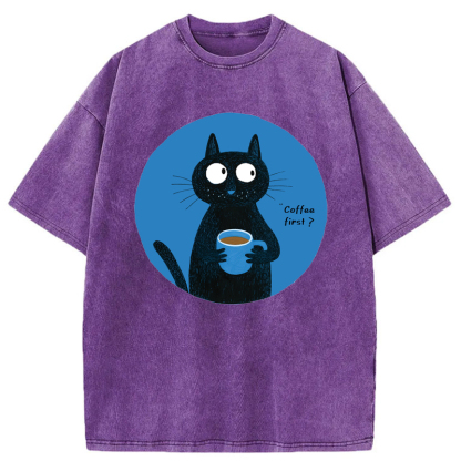 Tokyo-Tiger Coffee First Washed T-Shirt