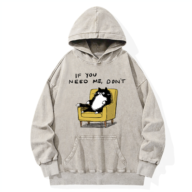 Tokyo-Tiger Unavailable Cat Washed Hoodie