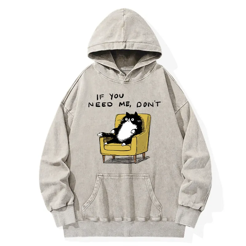 Tokyo-Tiger Unavailable Cat Washed Hoodie