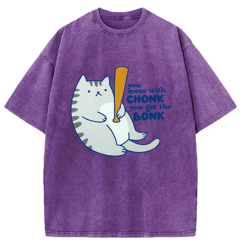 Tokyo-Tiger Get Beaten By The Cat Washed T-Shirt