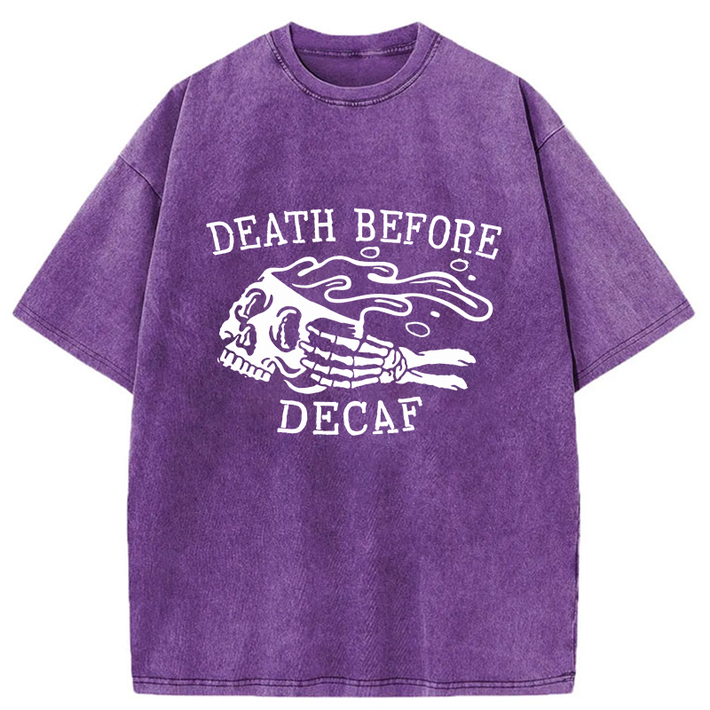 Tokyo-Tiger Reject Caffeine-free Beverages Washed T-Shirt