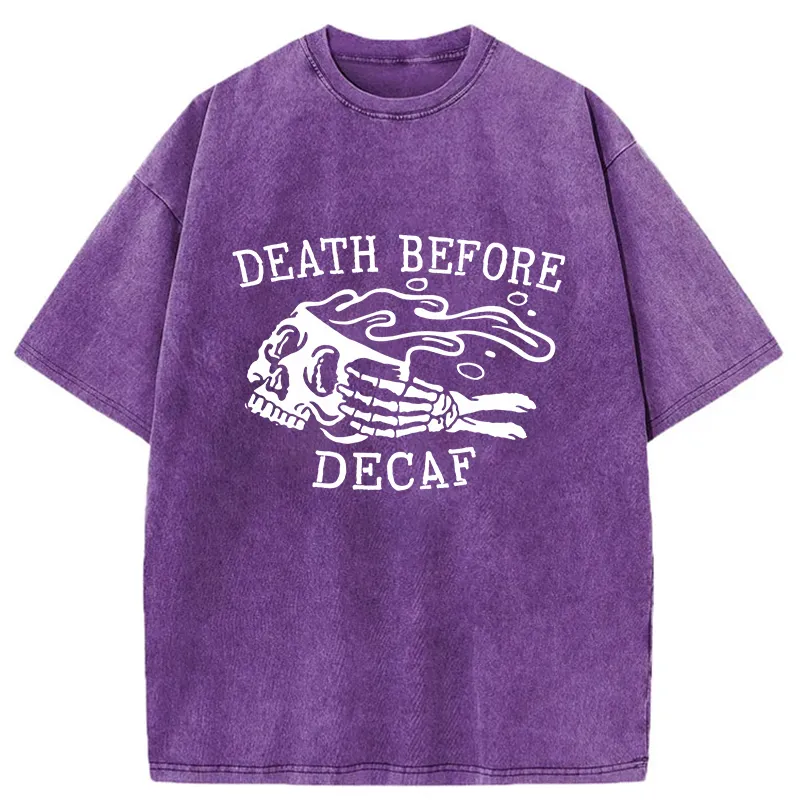 Tokyo-Tiger Reject Caffeine-free Beverages Washed T-Shirt