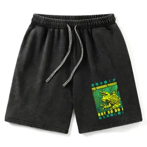 Image of Tokyo-Tiger The Horrors Persist Frog Washed Shorts