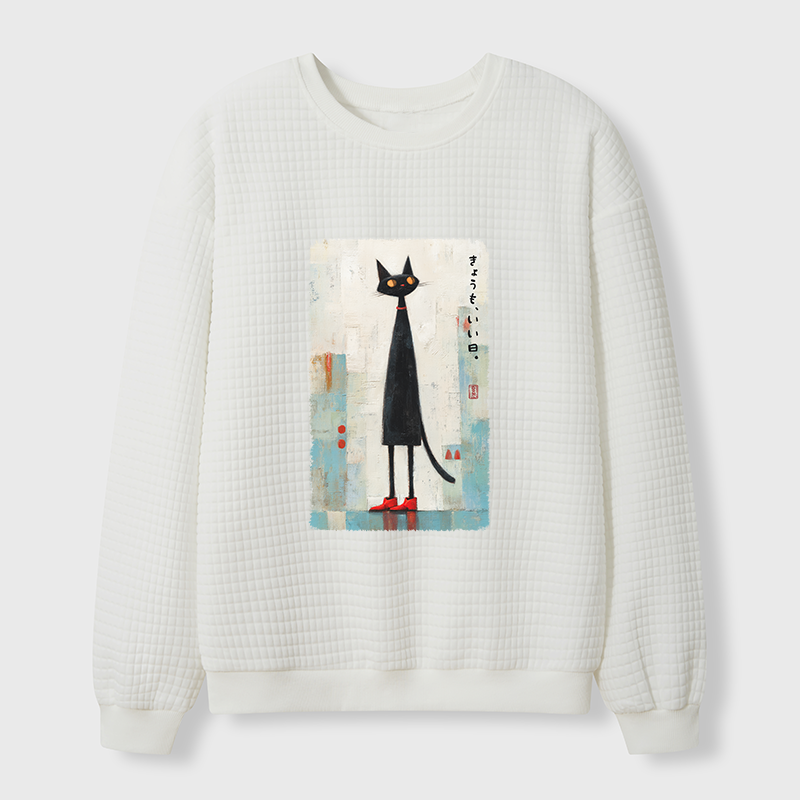 Tokyo-Tiger Another Good Day Waffle Sweatshirt