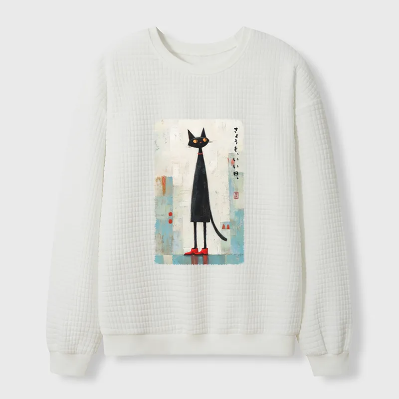 Tokyo-Tiger Another Good Day Waffle Sweatshirt