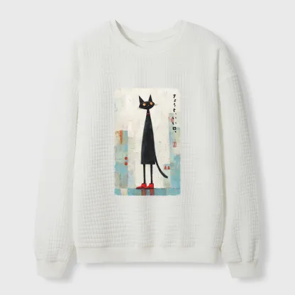 Tokyo-Tiger Another Good Day Waffle Sweatshirt