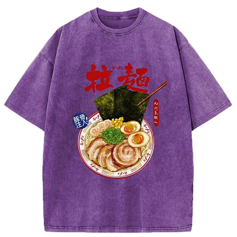 Tokyo-Tiger Ramen Japan Washed T-Shirt