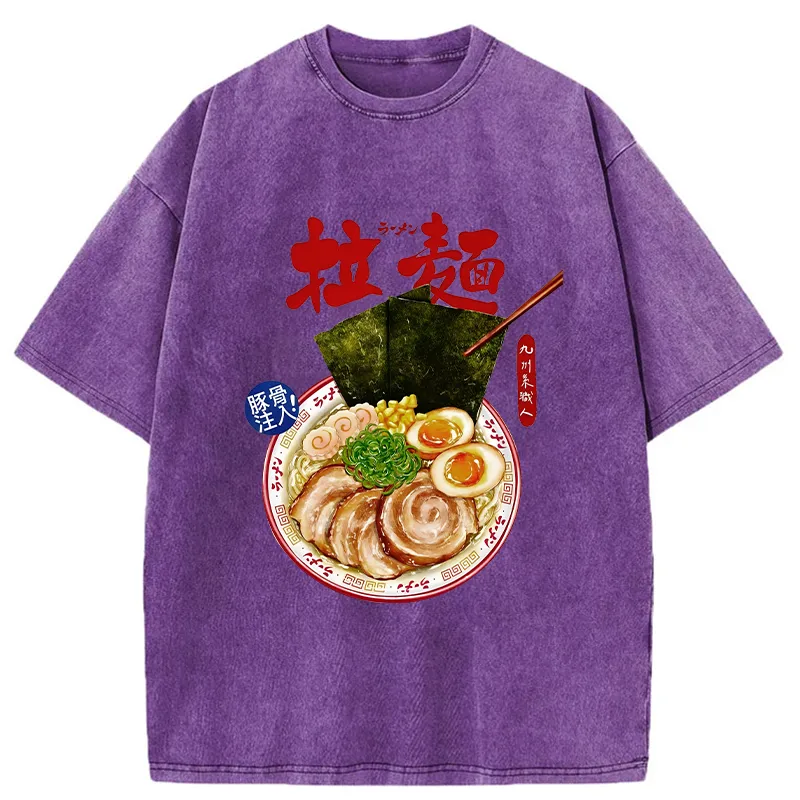 Tokyo-Tiger Ramen Japan Washed T-Shirt