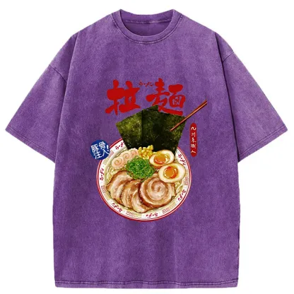 Tokyo-Tiger Ramen Japan Washed T-Shirt
