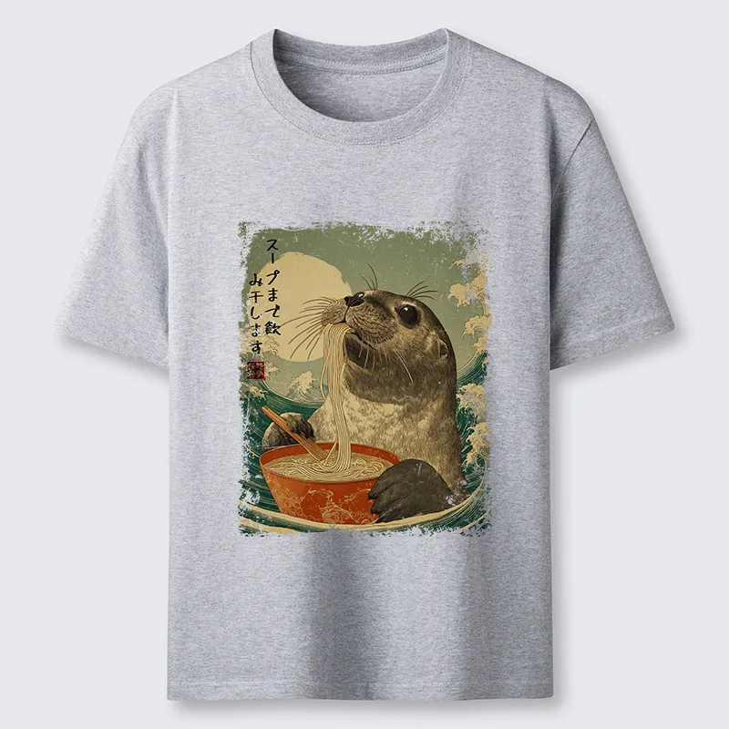 Tokyo-Tiger Slurp Like a Seal Classic T-Shirt