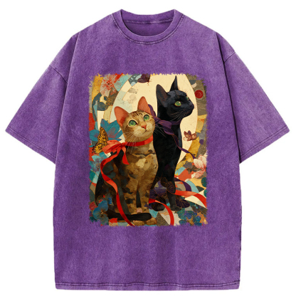 Tokyo-Tiger Ribbon Riot Washed T-Shirt