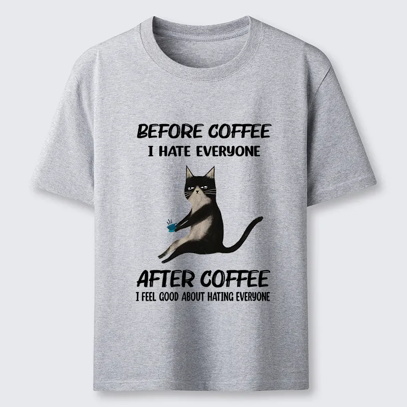 Tokyo-Tiger Hate Everyone After Drinking Coffee Classic T-Shirt
