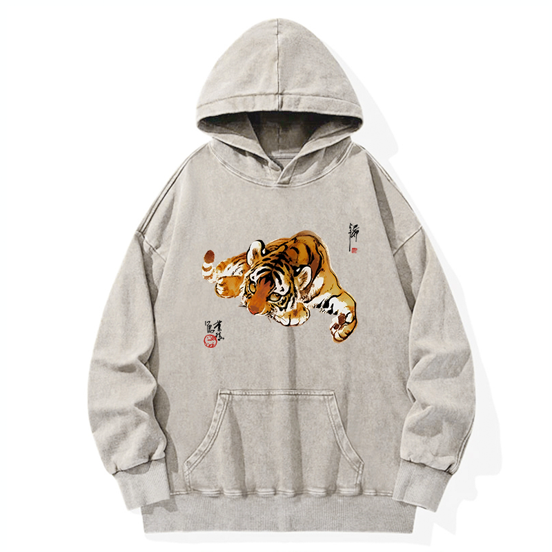 Tokyo-Tiger Tiger Cub Washed Hoodie