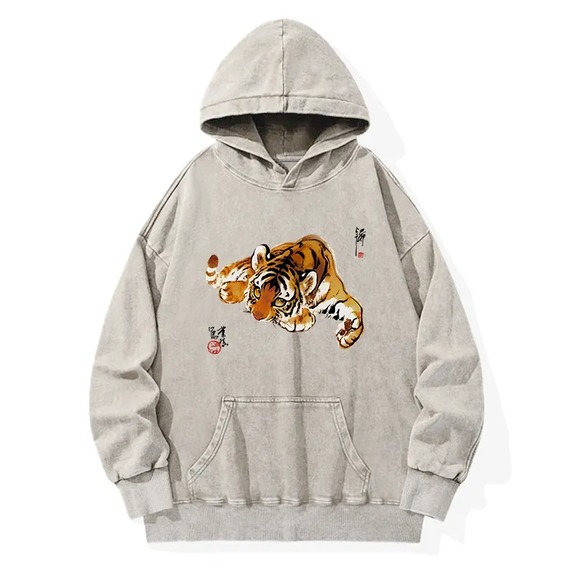 Tokyo-Tiger Tiger Cub Washed Hoodie