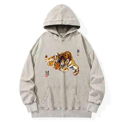 Tokyo-Tiger Tiger Cub Washed Hoodie