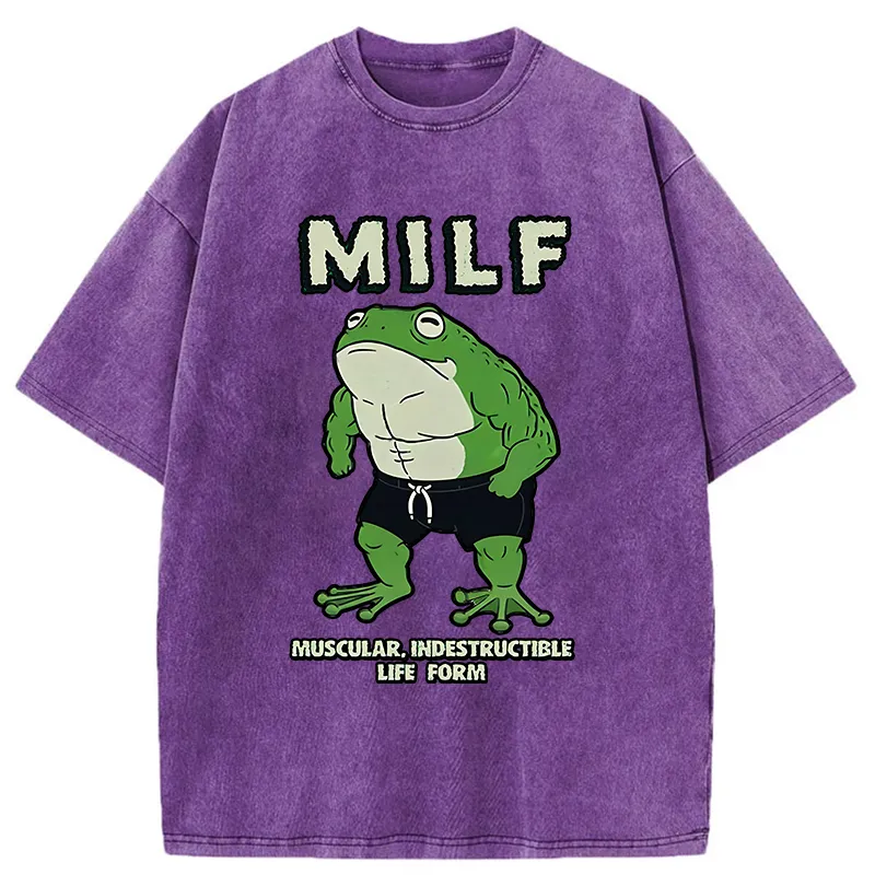 Tokyo-Tiger MILF Frog Washed T-Shirt