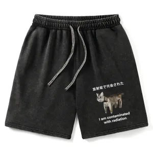 Image of Tokyo-Tiger Cat Contaminated By Radiation Washed Shorts