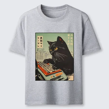 Tokyo-Tiger Cat Typing Classic T-Shirt