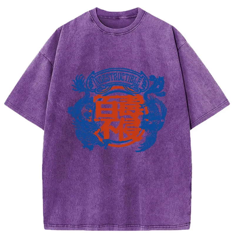 Tokyo-Tiger Indestructible Kanji Washed T-Shirt