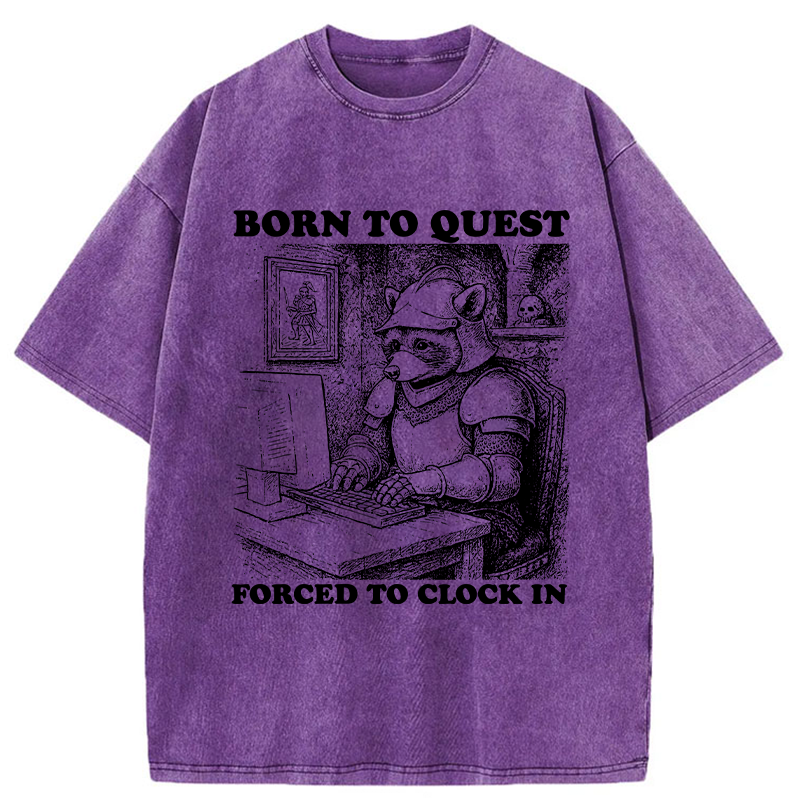 Tokyo-Tiger Loss Of Freedom Due To Work Washed T-Shirt