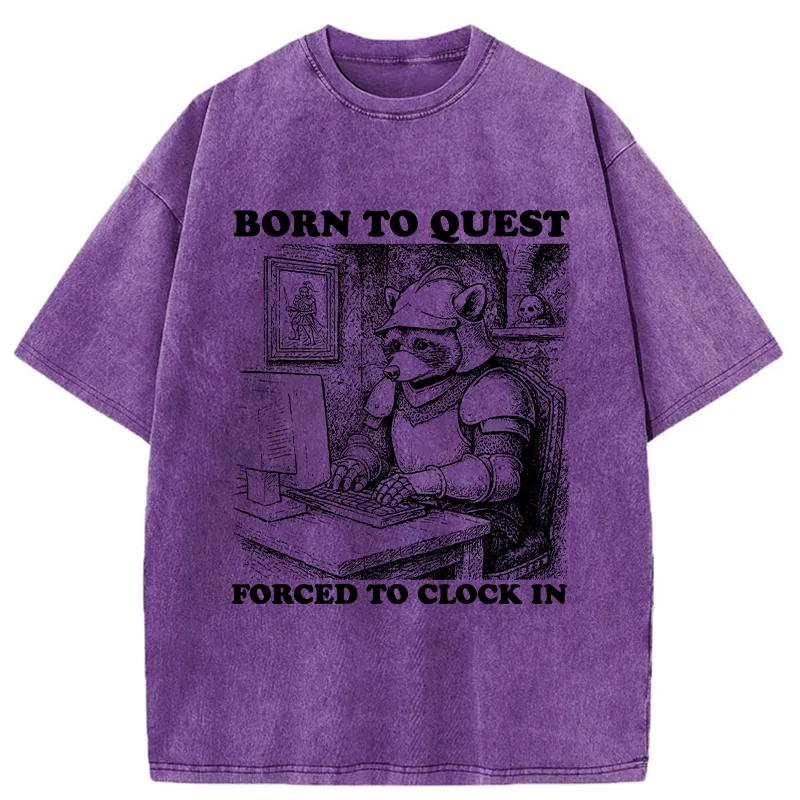 Tokyo-Tiger Loss Of Freedom Due To Work Washed T-Shirt