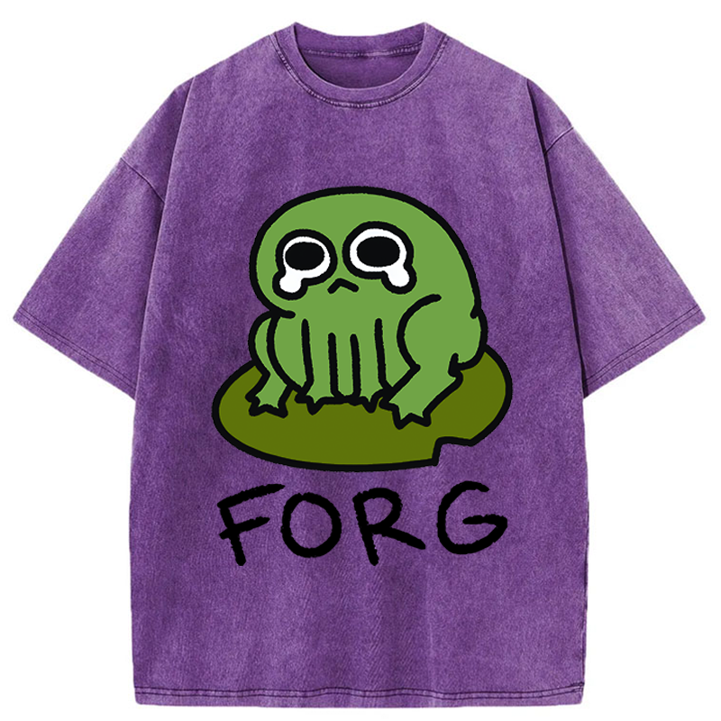 Tokyo-Tiger Sad Forg Washed T-Shirt