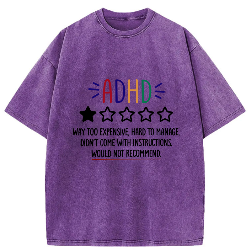 Tokyo-Tiger Evaluate ADHD Washed T-Shirt