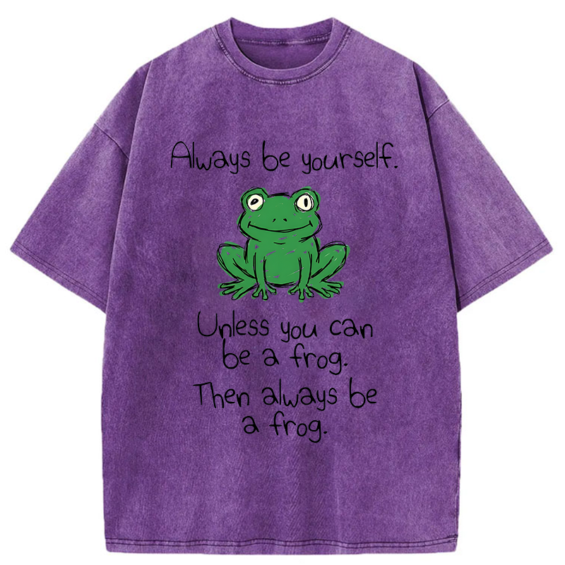 Tokyo-Tiger You Can Also Be A Frog Washed T-Shirt