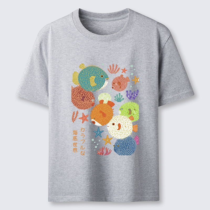 Tokyo-Tiger Japanese Fish Kanji Classic T-Shirt