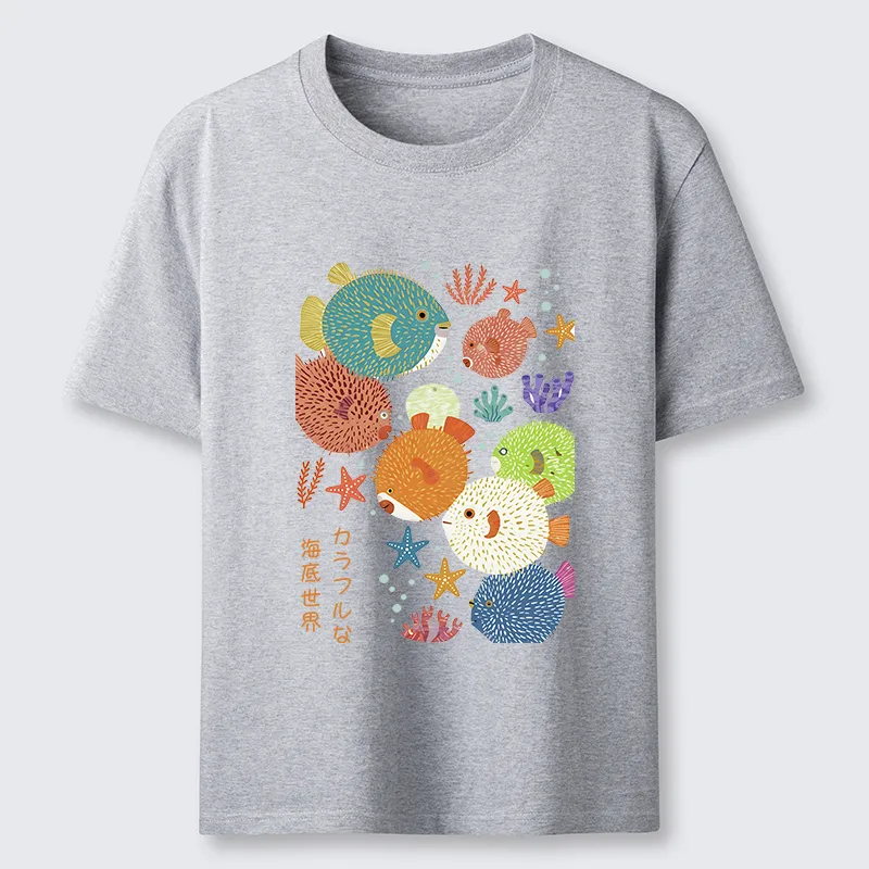 Tokyo-Tiger Japanese Fish Kanji Classic T-Shirt