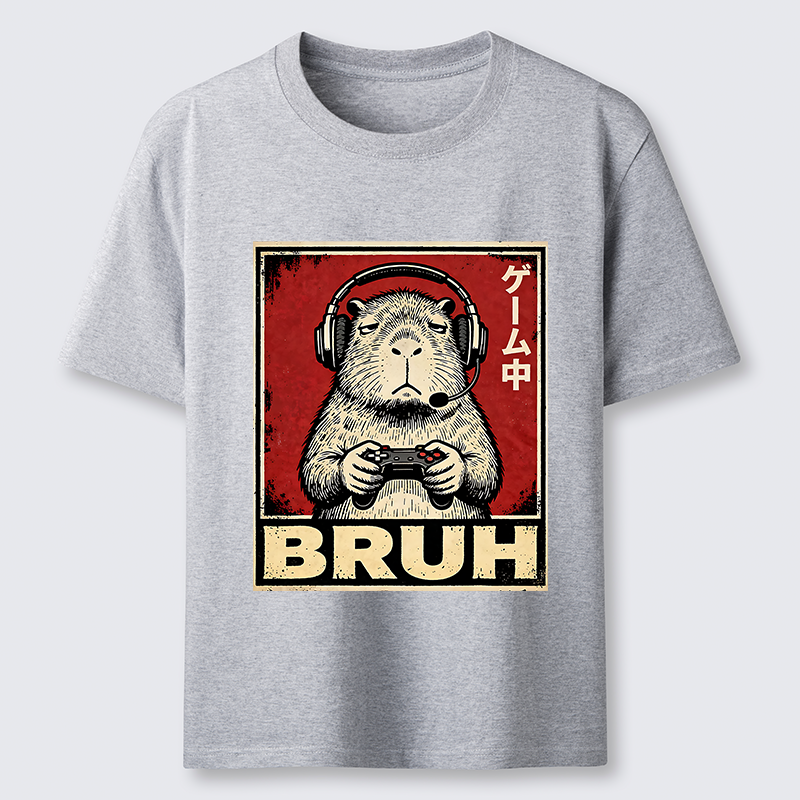 Tokyo-Tiger Funny Capybara Playing Games Classic T-Shirt
